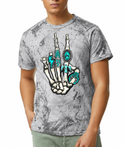 Western Turquoise Skeleton Hand