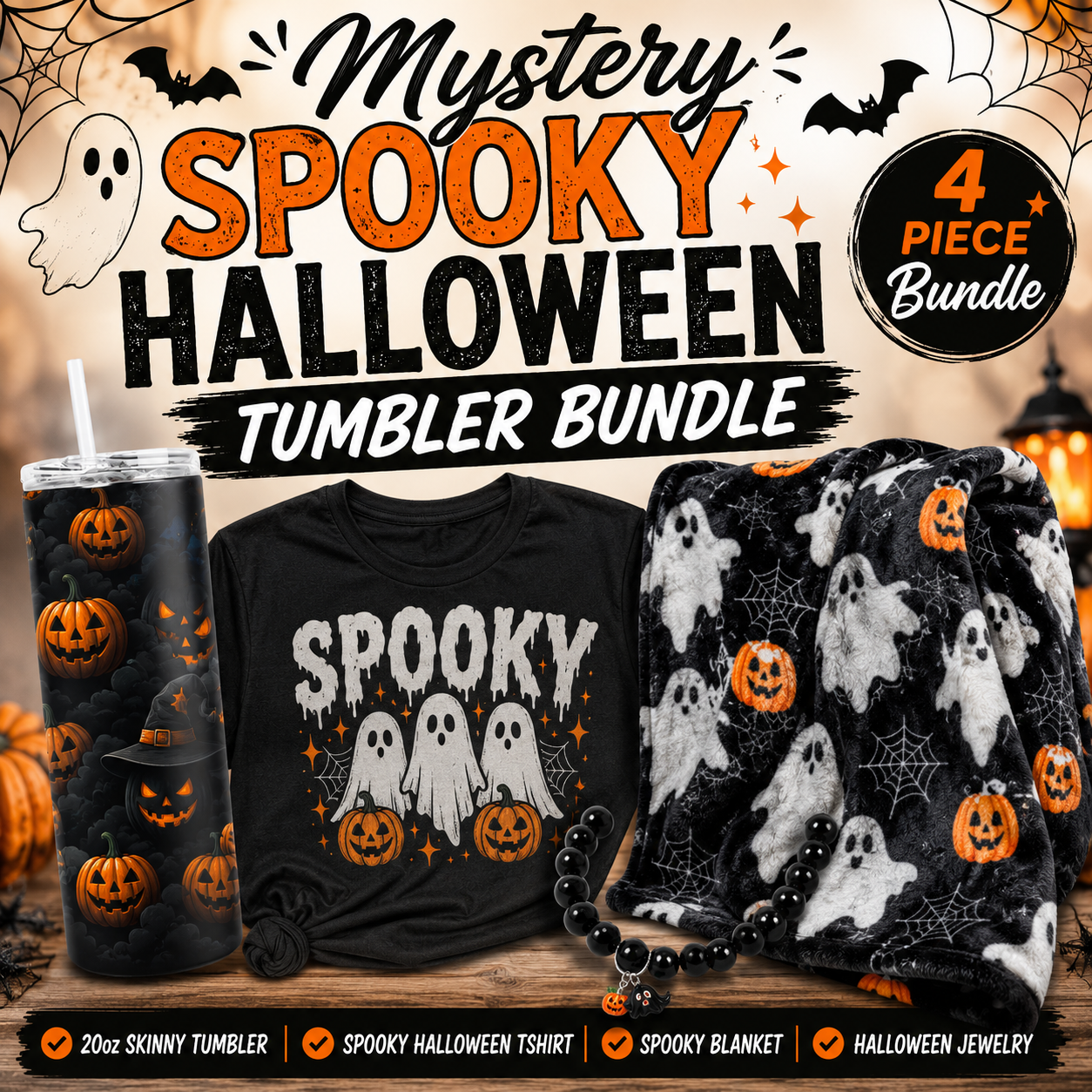 Mystery Spooky Halloween Tumbler Bund