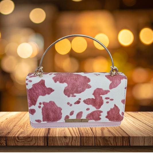 Cow Print Purse