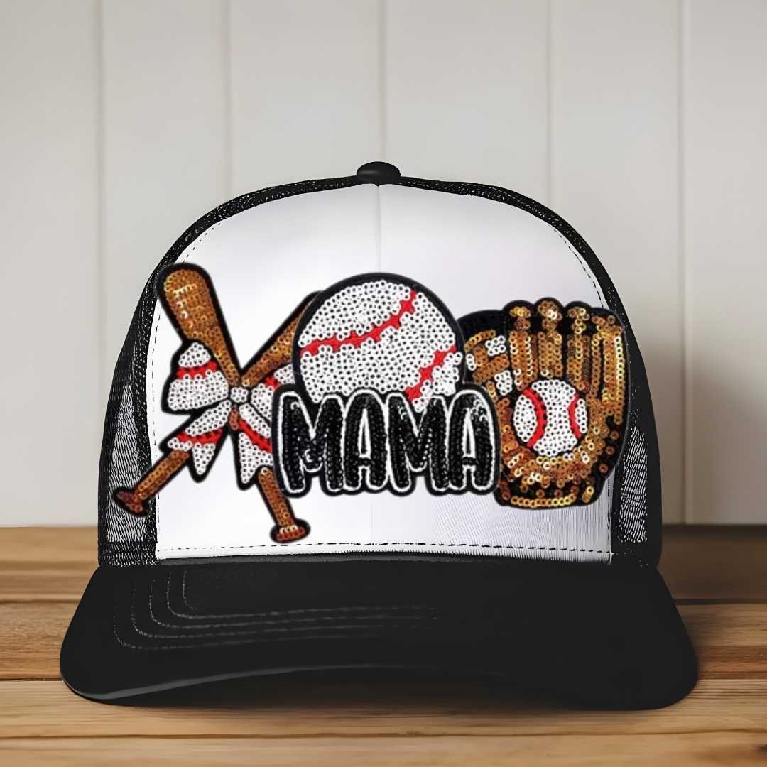 Baseball Mama Trucker Hat