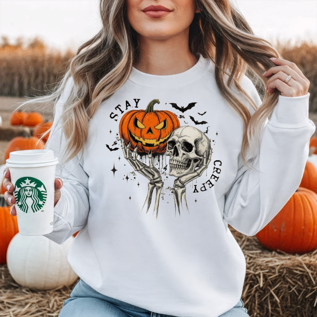 Stay Spooky T-Shirt or Sweatshirt | Creepy Halloween Graphic