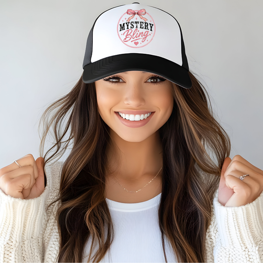 Mystery Bling Bow Merch Trucker Hat