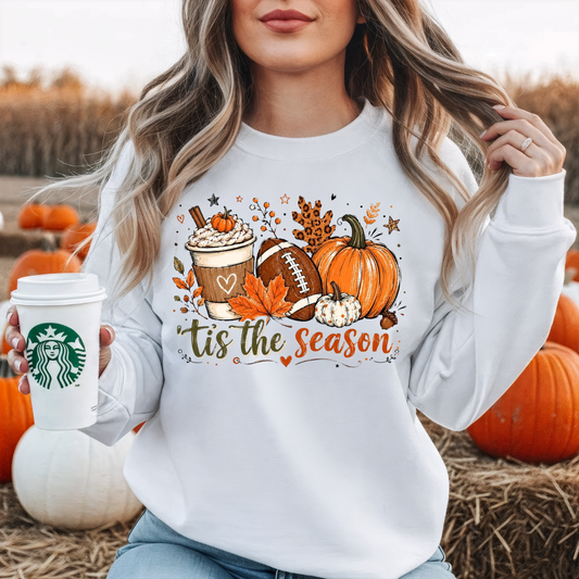 ’Tis the Season Fall Sweatshirt | Pumpkin Spice Autumn