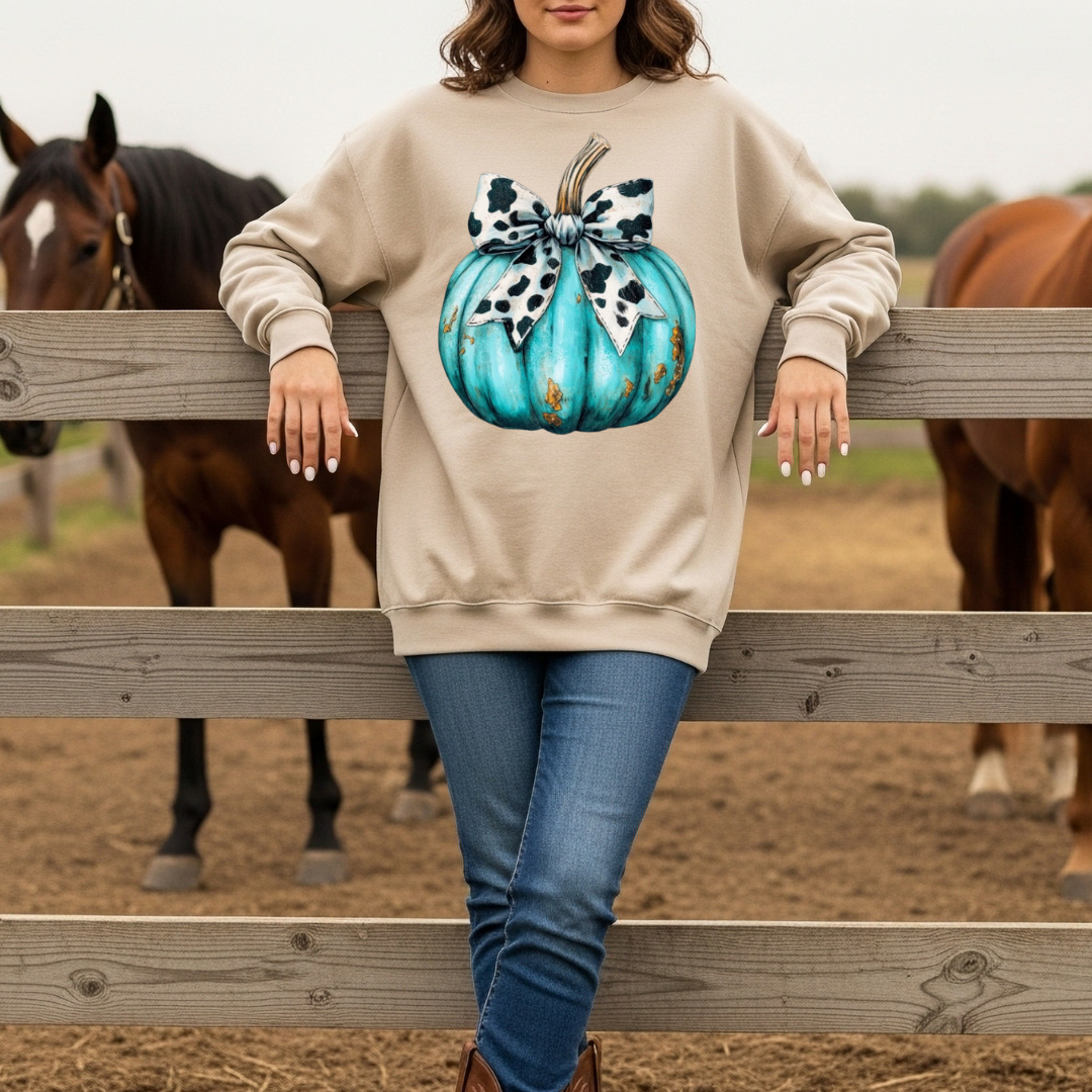 Western Fall Pumpkin T-Shirt or Sweatshirt