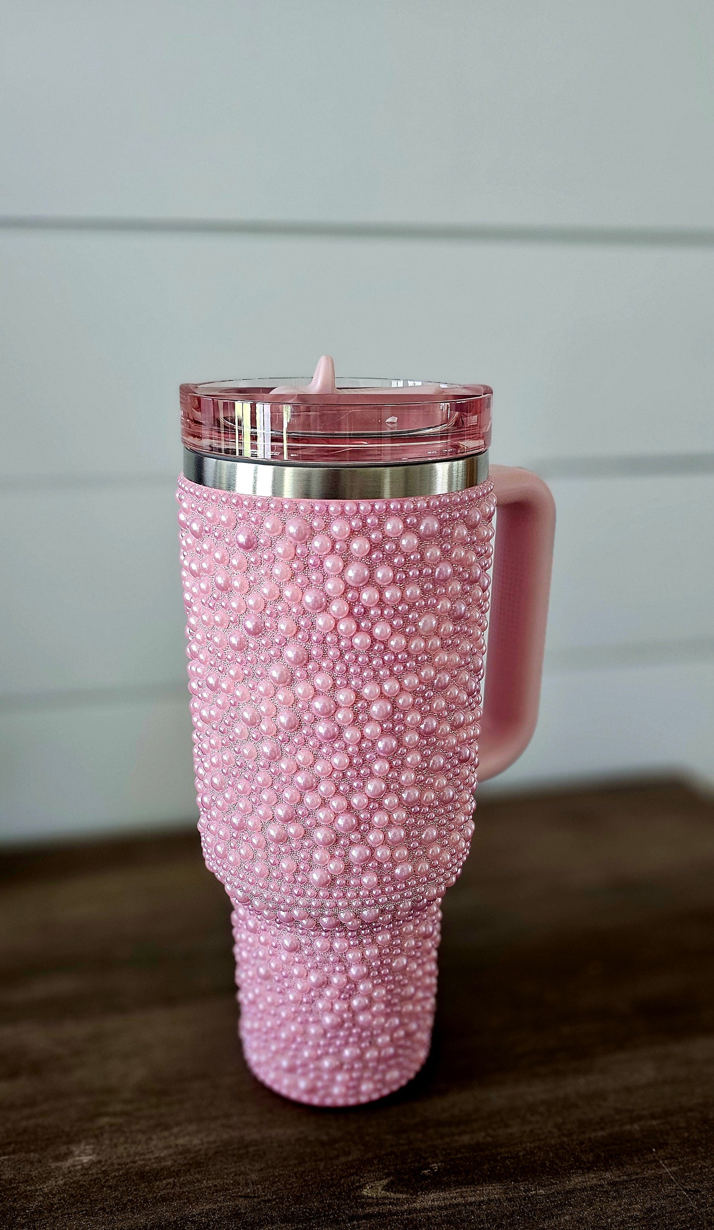 Pink Pearl 40oz Stainless Steel Tumbler
