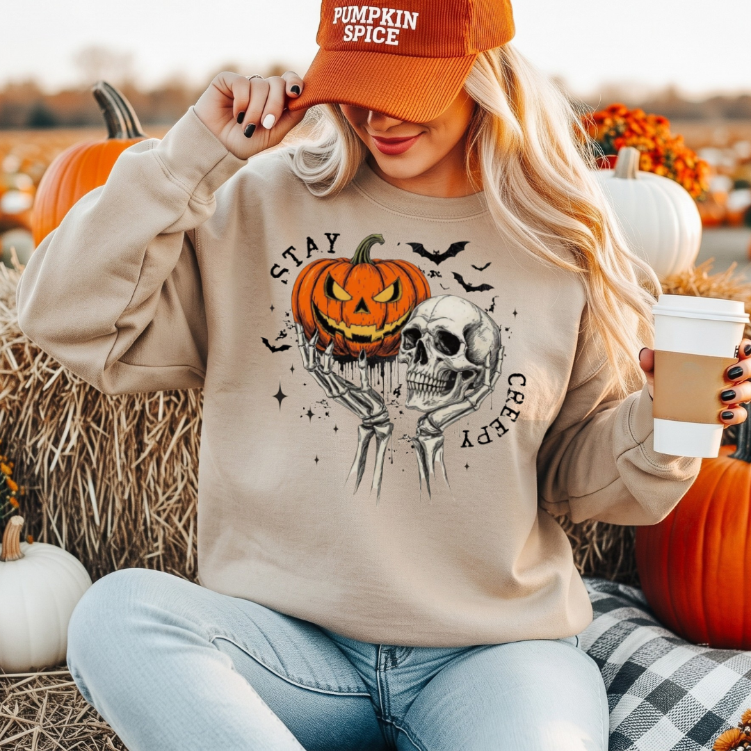Stay Spooky T-Shirt or Sweatshirt | Creepy Halloween Graphic