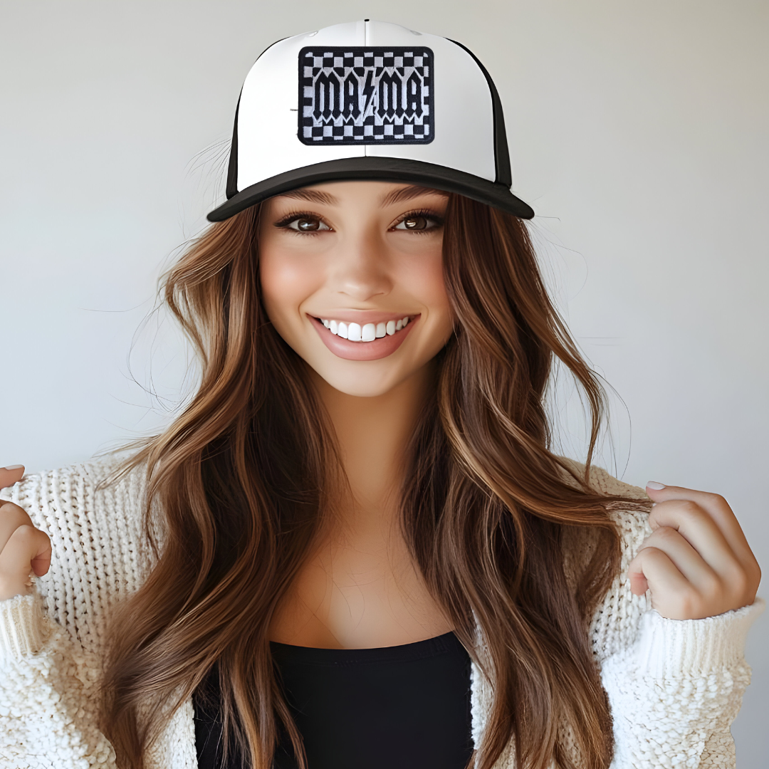 Mama Trucker Patch Hats