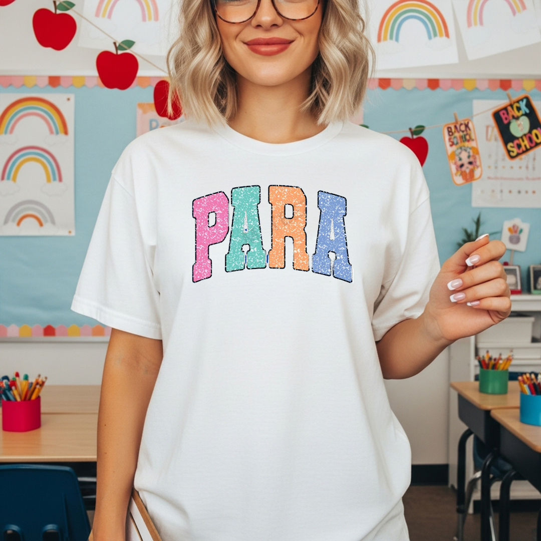 PARA T-Shirt or Sweatshirt | Paraprofessional Shirt | Teacher Aide Apparel