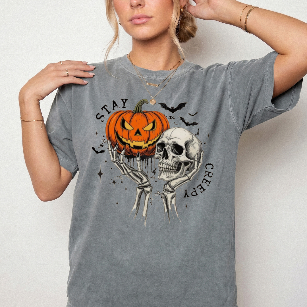 Stay Spooky T-Shirt or Sweatshirt | Creepy Halloween Graphic