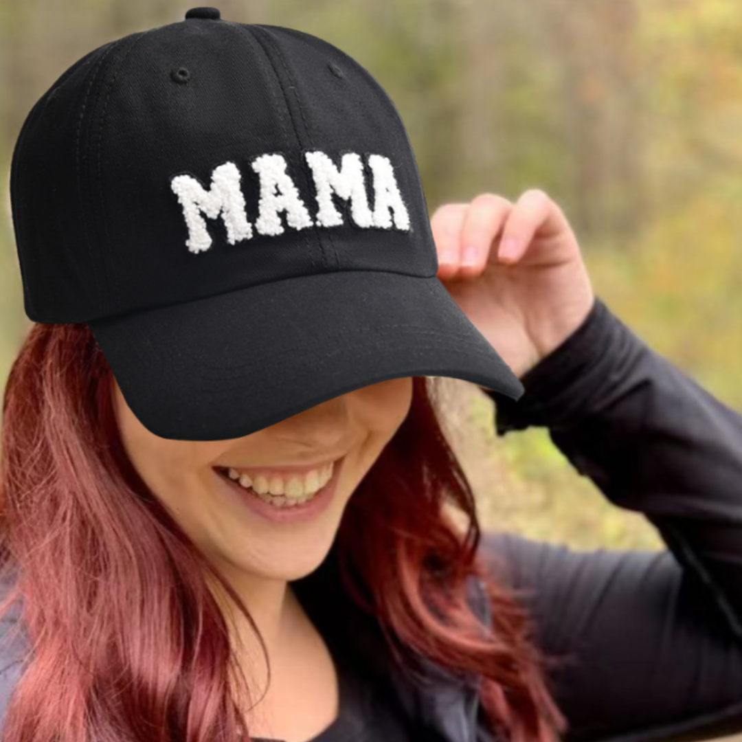 Mama Chenille Patch Baseball Cap