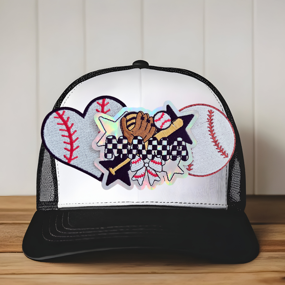 Baseball Mama Trucker Hat