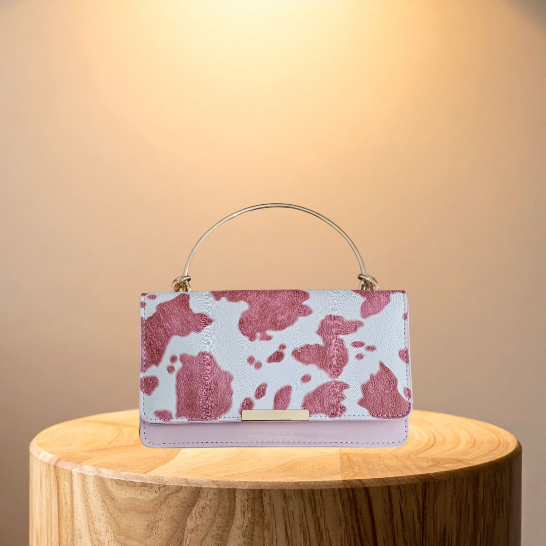 Cow Print Purse