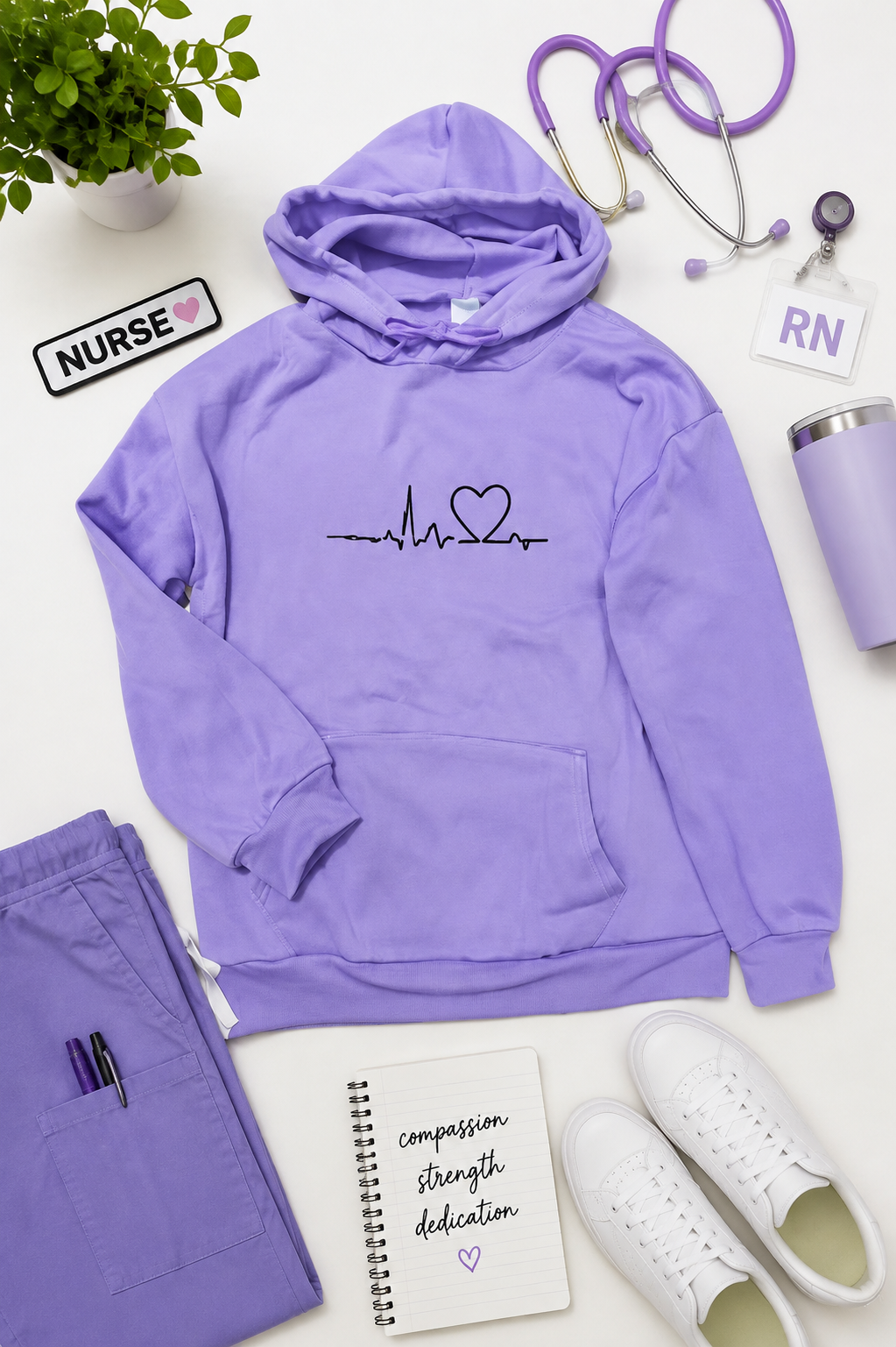 Nurse Heartbeat Hoodie
