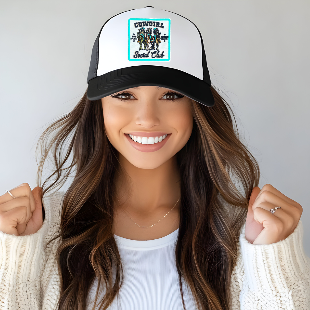 Western Trucker Patch Hats