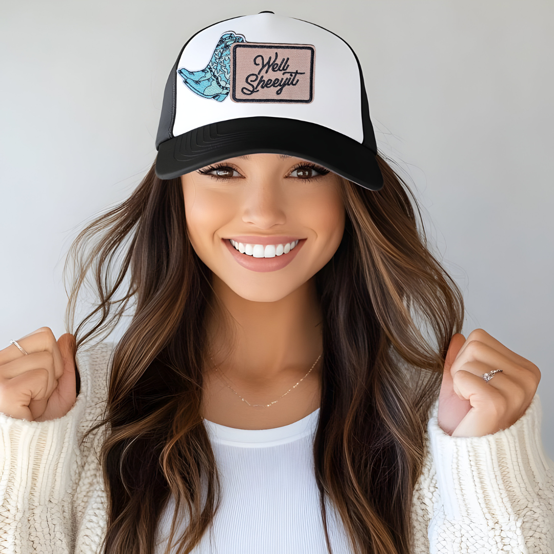 Western Trucker Patch Hats