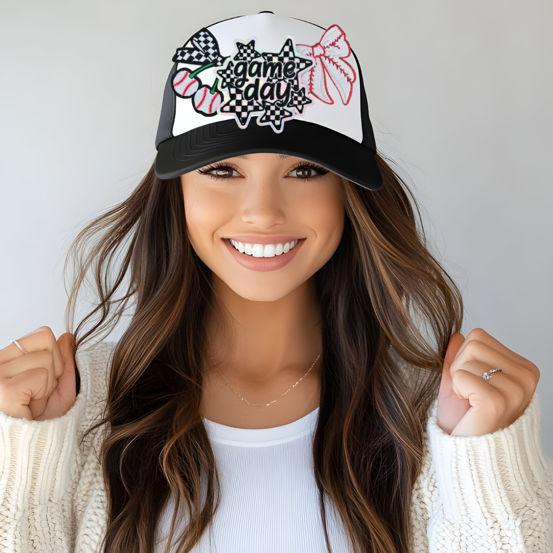 Baseball Mama Trucker Hat