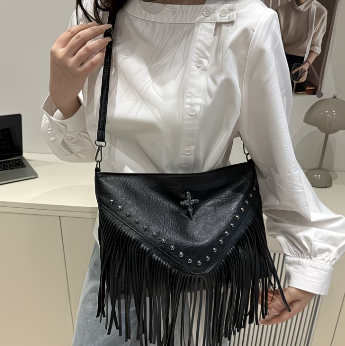 Western Fringe Tassel Purse