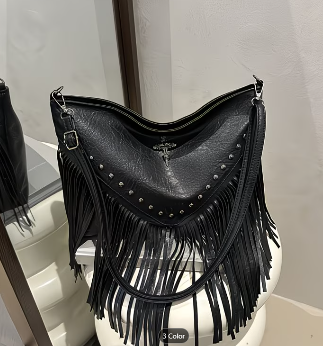 Western Fringe Tassel Purse