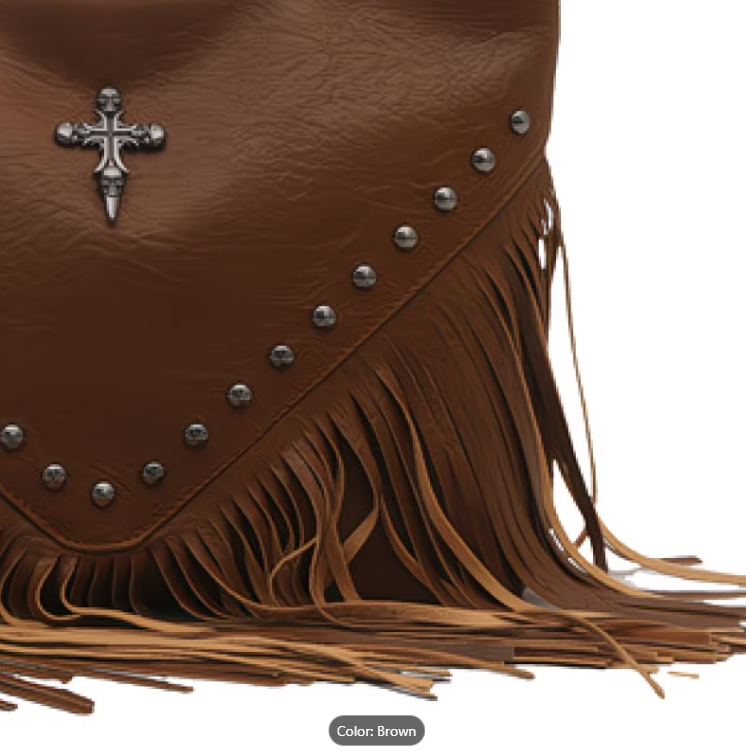 Western Fringe Tassel Purse