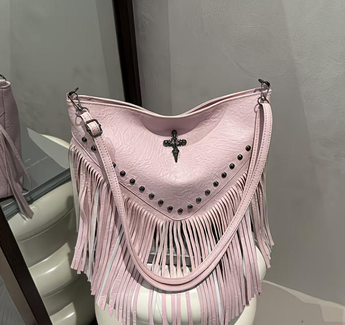 Western Fringe Tassel Purse