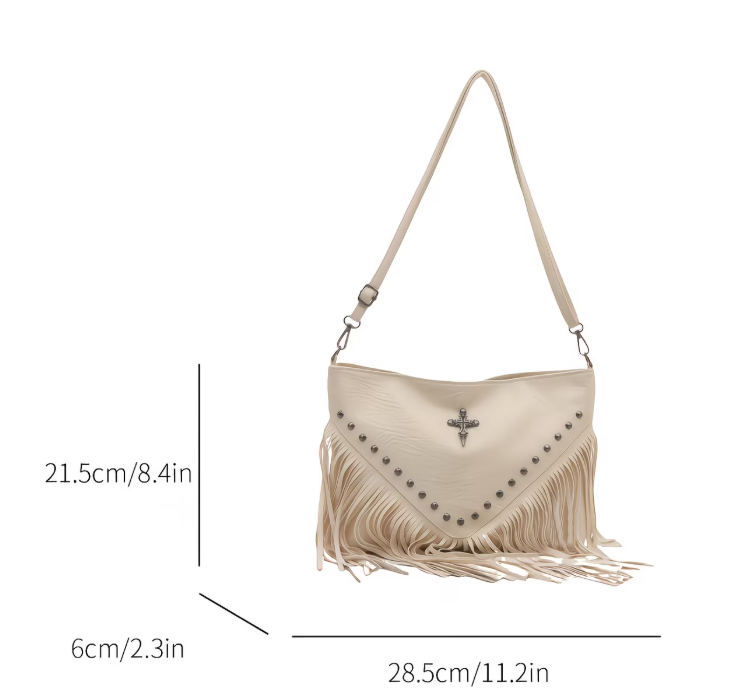 Western Fringe Tassel Purse
