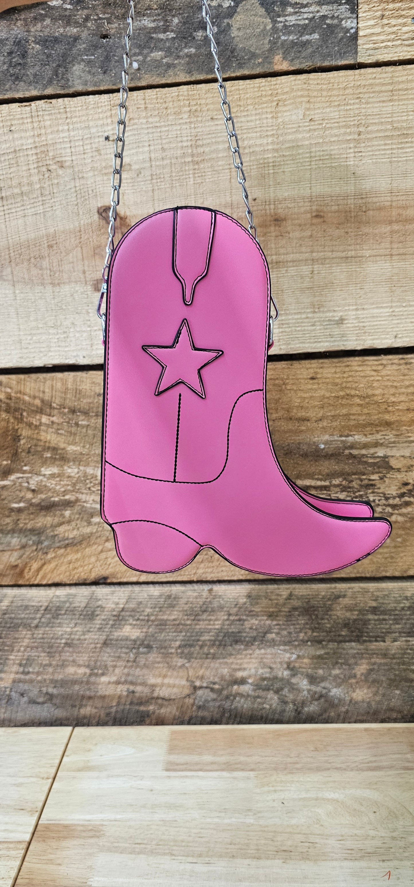 Western Star Boot Crossbody Purse