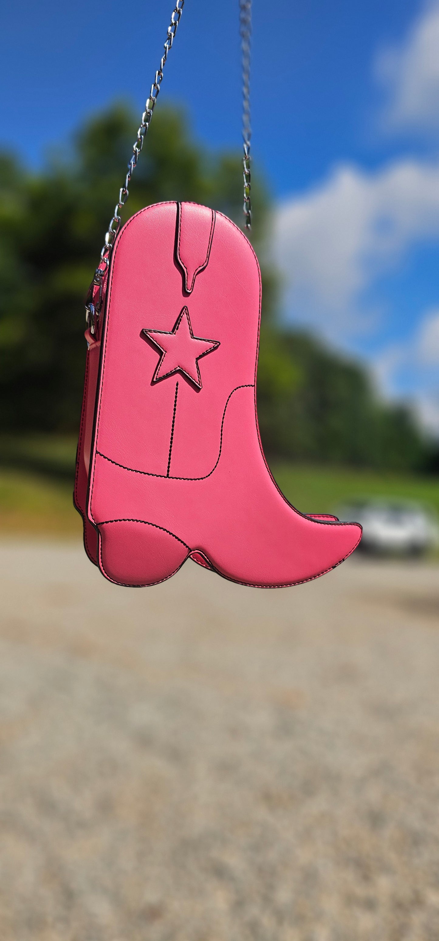 Western Star Boot Crossbody Purse