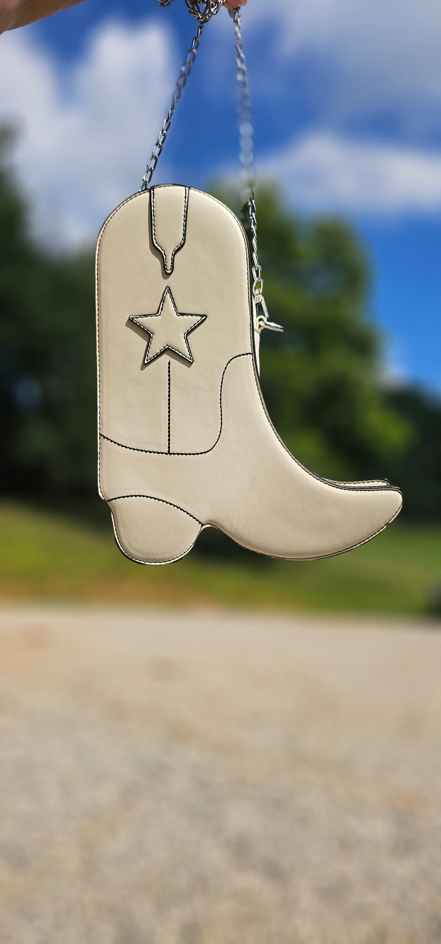 Western Star Boot Crossbody Purse